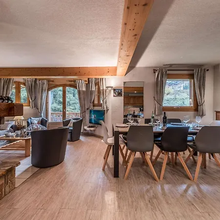 Duplex Spacieux A 1850 - 8 Pers, Pieds Des Pistes, Cheminee, Garage, Wifi Inclus - Fr-1-631-56 Apartment Courchevel
